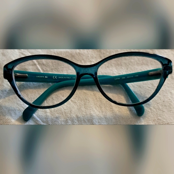 Lacoste Accessories - Lacoste L2764 Turquoise Preppy Reading Eye Glasses Frames